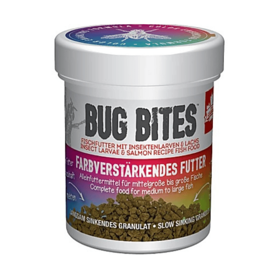 يرقات لجميع الأسماك مع معزز الألوان -  Fluval Colour Enhancing Bug Bites – 45g