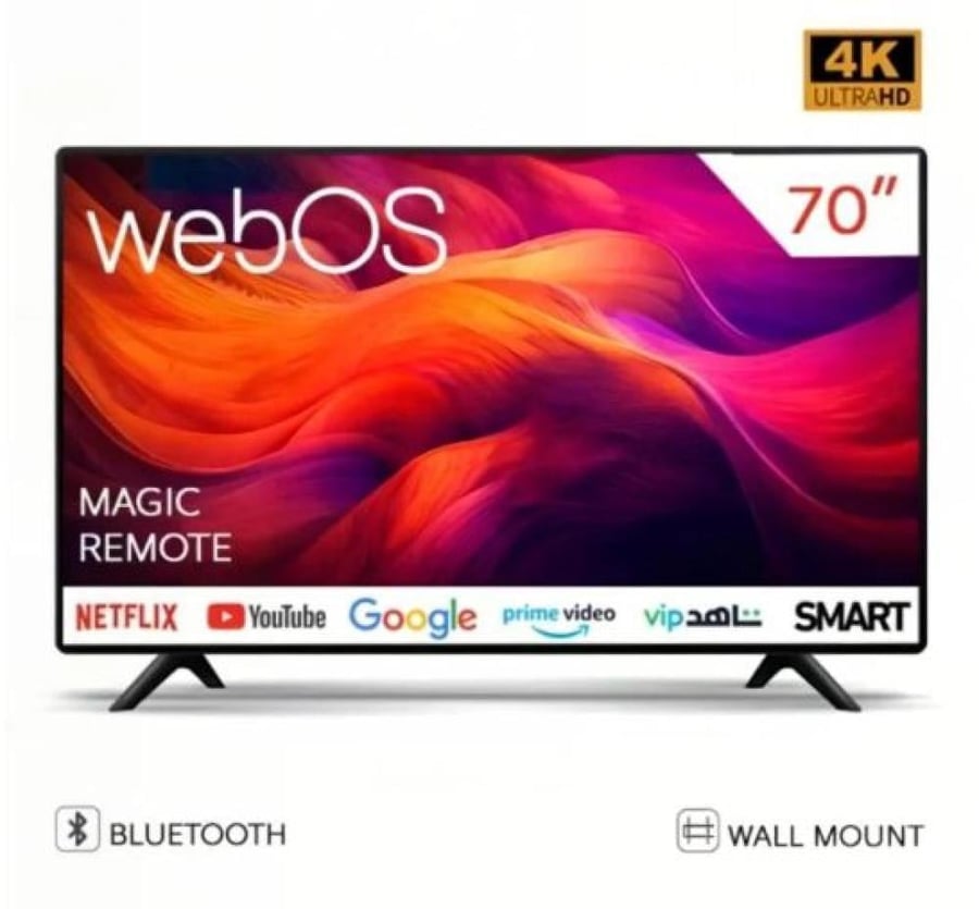 شاشة دبليو بوكس 50سمارت4كي رسيفر داخلي ، WTV50S UHD-14