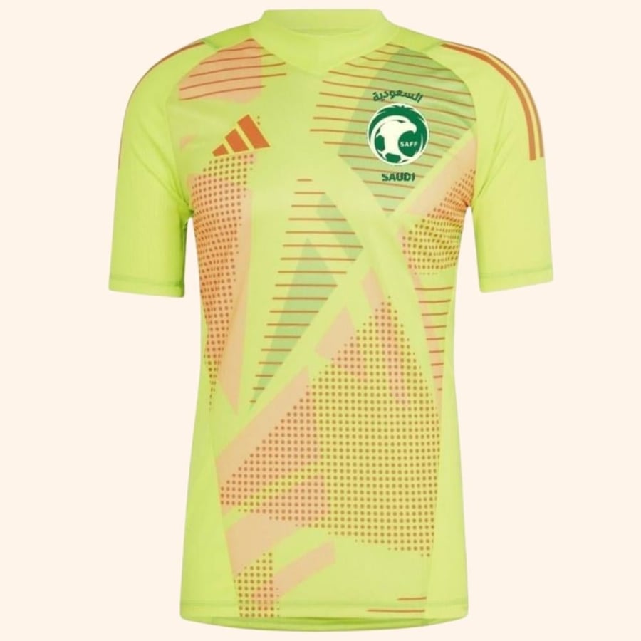 تيشيرت حارس مرمى المنتخب السعودي الاصفر 2025