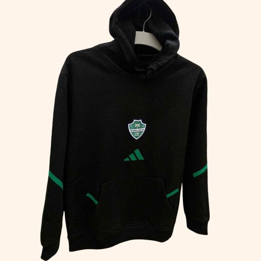 بلوفر الاهلي الجديد شتوي اسود الشعار الجديد
