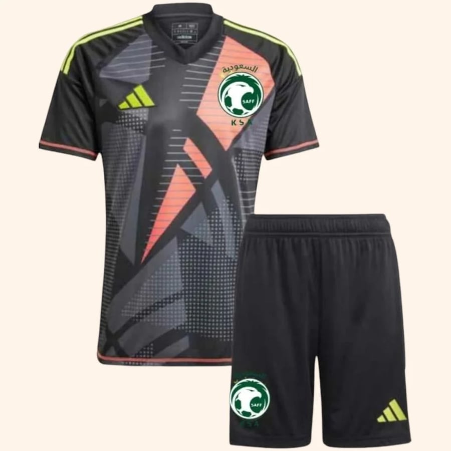 طقم حارس المنتخب السعودي الاسود الجديد الرسمي مقاس كبير اصلي