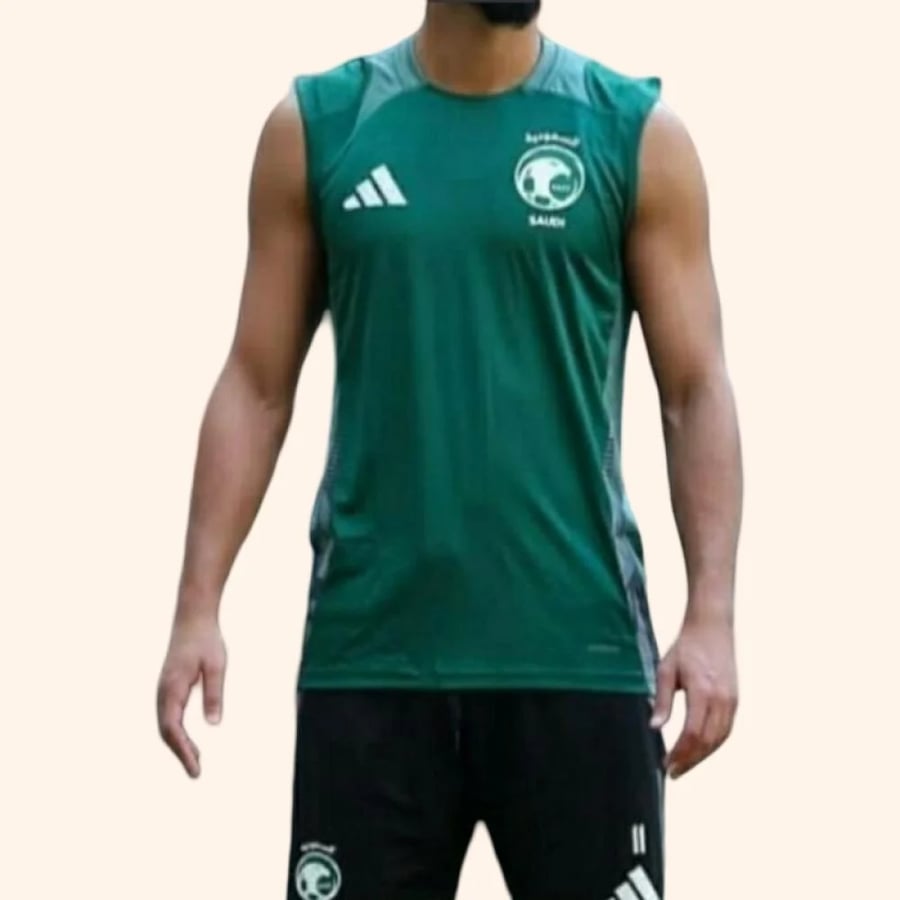 طقم تدريب المنتخب السعودي كت الاخضر الاساسي رجالي نسائي اطفال