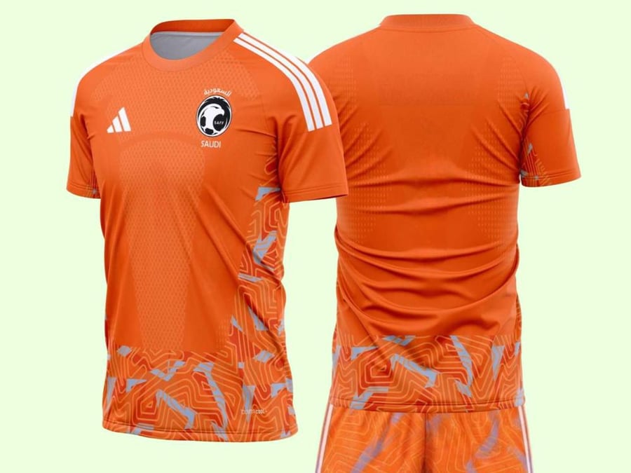 طقم حارس مرمى المنتخب السعودي محمد العويس البرتقالي 2026/2027
