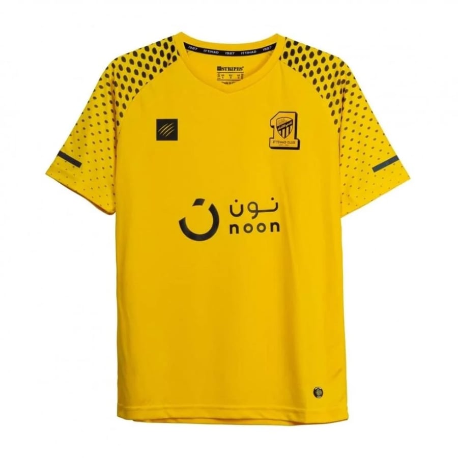 قميص نادي الاتحاد الابيض الاصفر