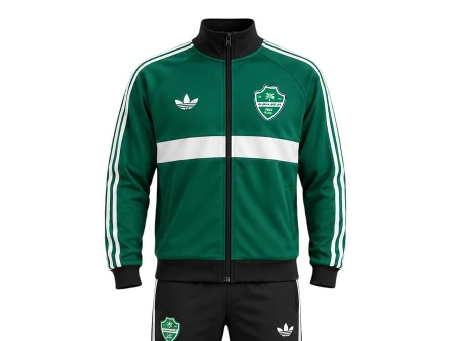 جاكت نادي الاهلي السعودي الاخضر الجديد 2027