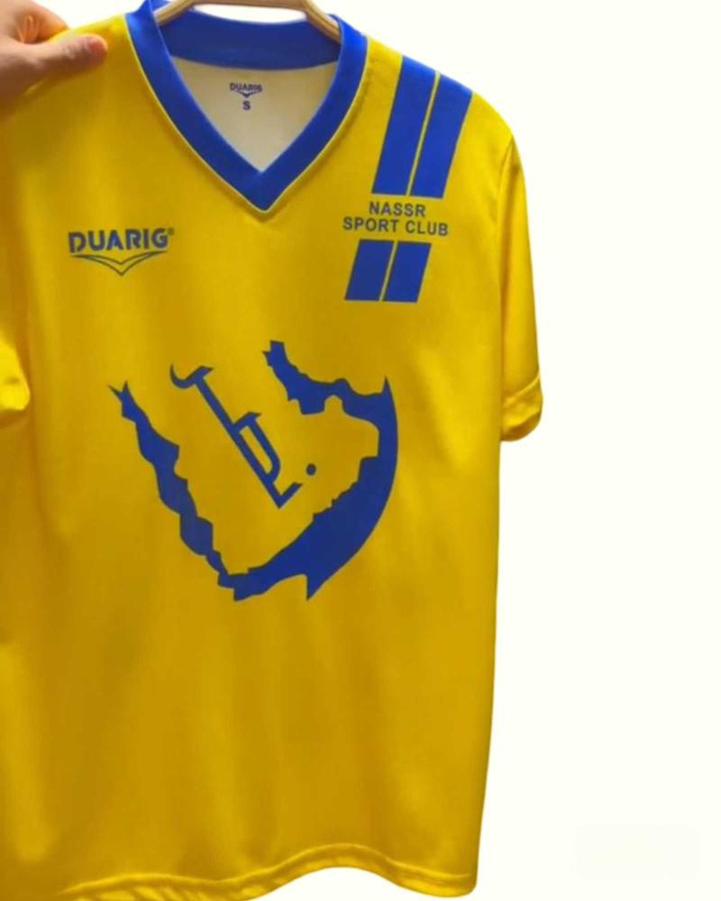 قميص كلاسيك نادي النصر الاصفر التراثي