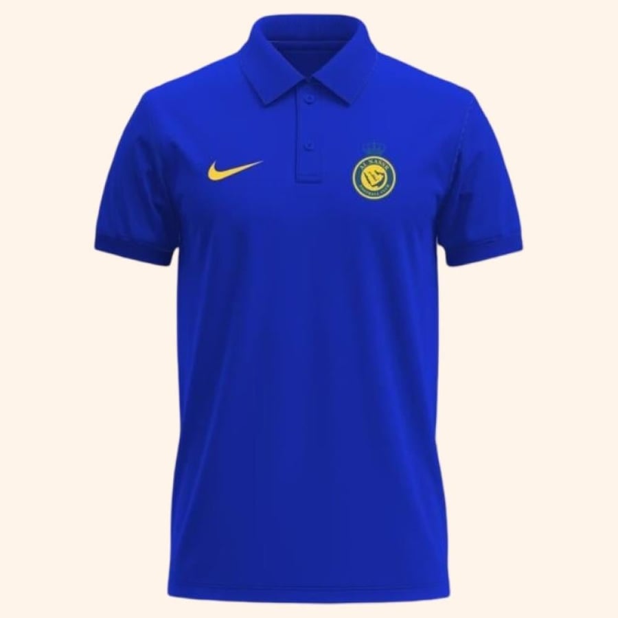 بولو نادي النصر 2026 ازرق
