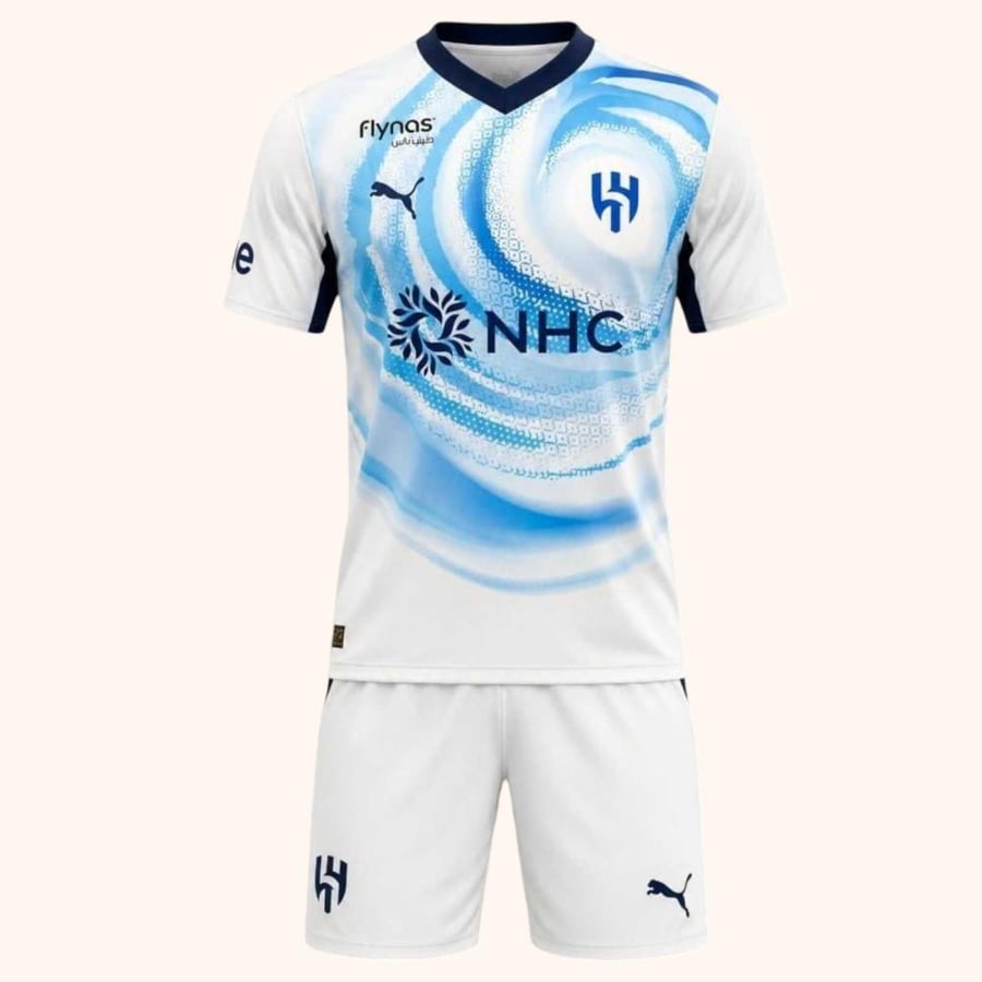 طقم نادي الهلال السعودي 2027 مقاس جامبو