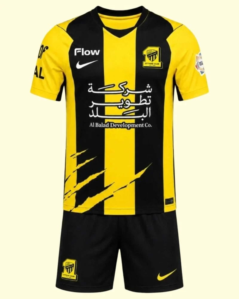 طقم نادي الاتحاد السعودي الأساسي 2027 دوري روشن نسخة الاعبين