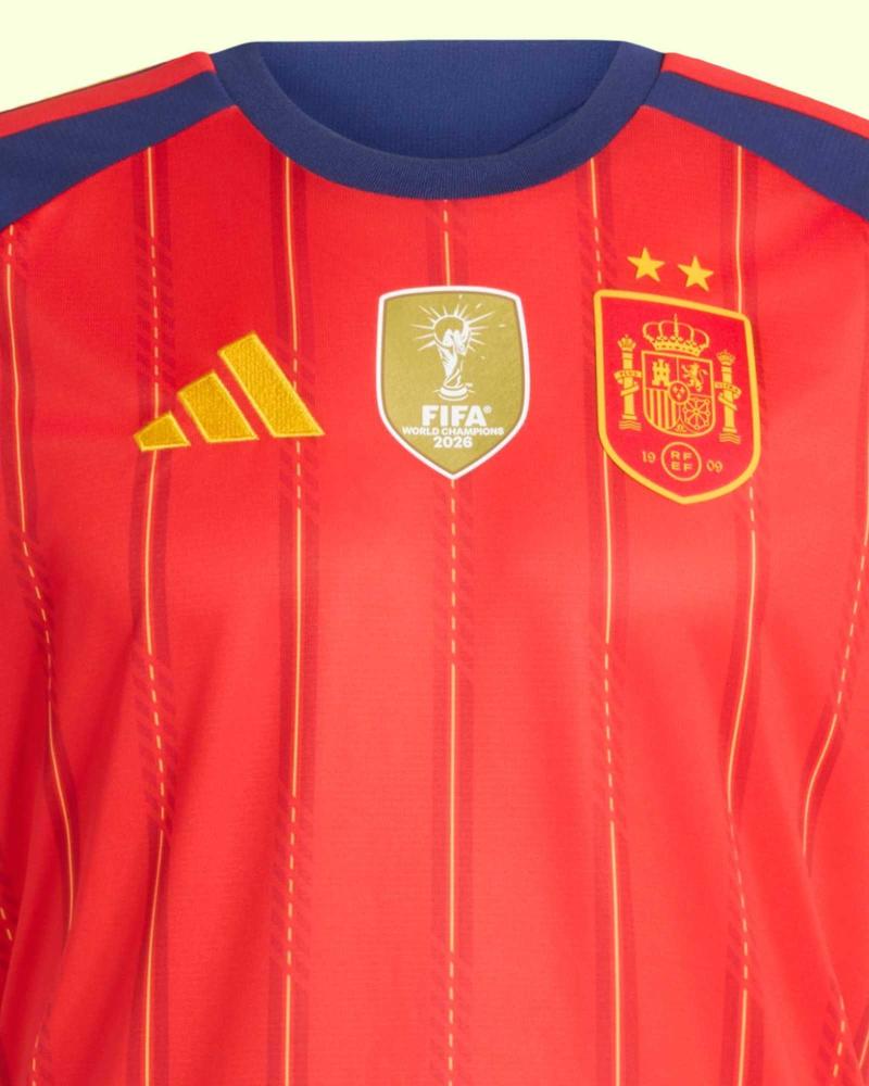 تيشيرت منتخب إسبانيا الأساسي الجديد نجمتين 2027 مقاس جامبو