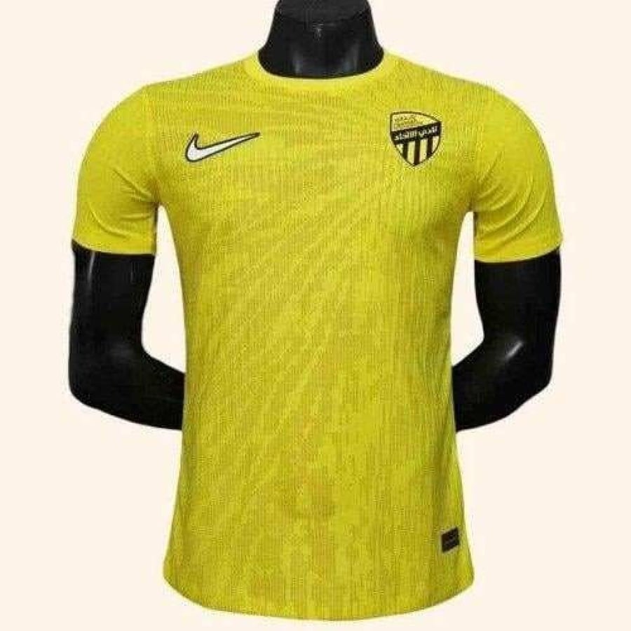 تيشيرت الاتحاد اصفر مموج تمارين
