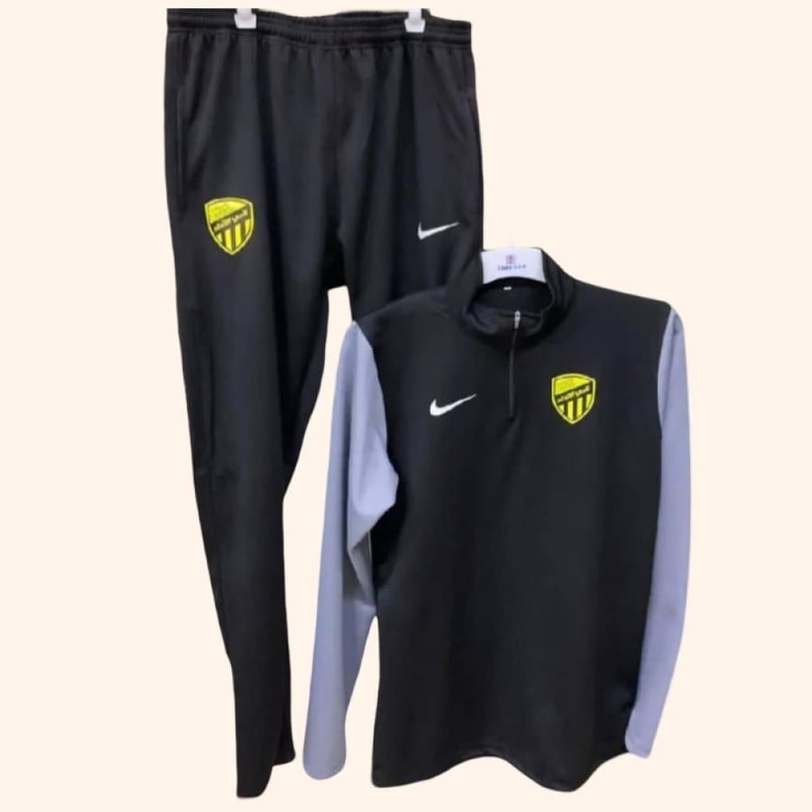 طقم تمارين الاتحاد اسود طويل 2026