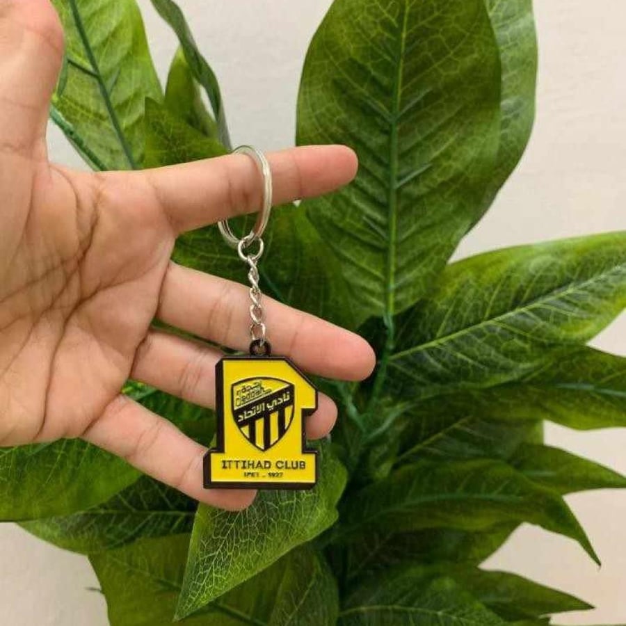 ميداليه مفاتيح بشعار نادي الاتحاد السعودي