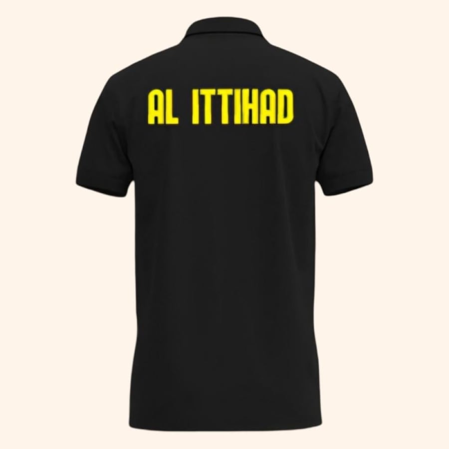 بولو الاتحاد اسود الجديد مقاس شبابي