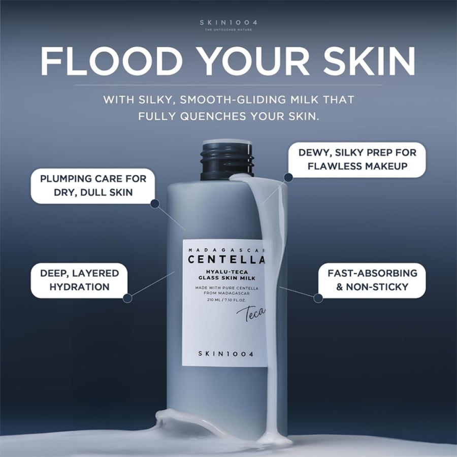 SKIN1004 Madagascar Centella Hyalu-Teca Glass Skin Milk Toner 210ml