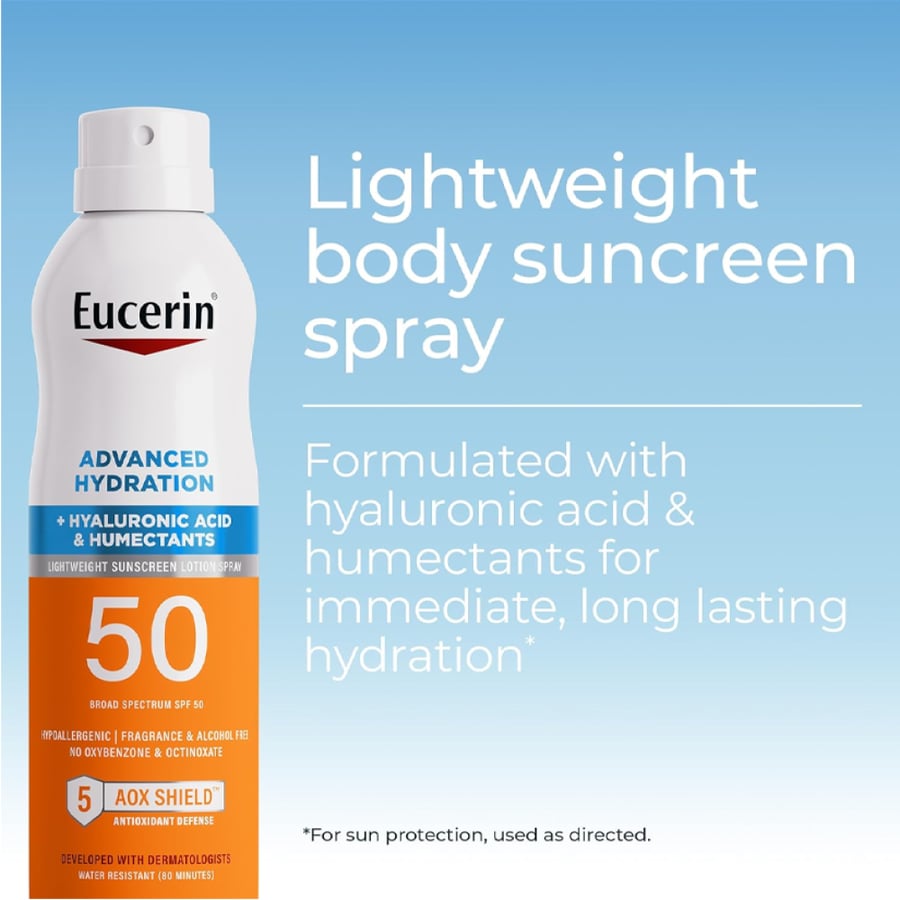 بخاخ واقي شمس SPF 50 بترطيب متقدم من يوسيرين  170 جم