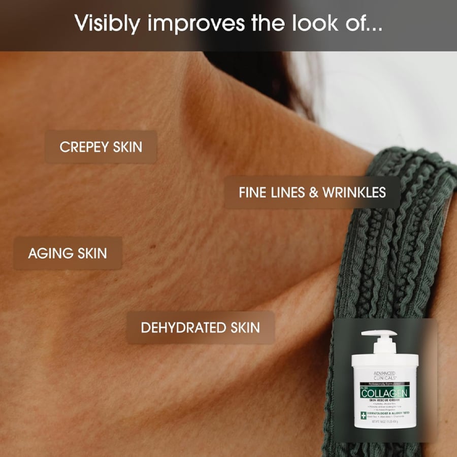 Advanced Clinicals Collagen Skin Protection Lotion – 454g