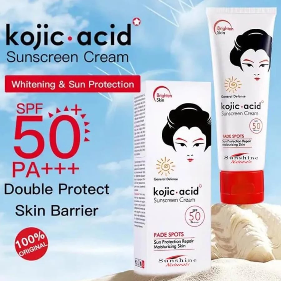 Kojic Acid Sunscreen Cream SPF 50 from Sunshine – 80 g