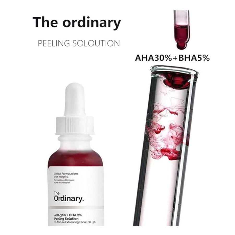 The Ordinary AHA 30% + BHA 2% Peeling Solution for Skin Renewal – 30ml