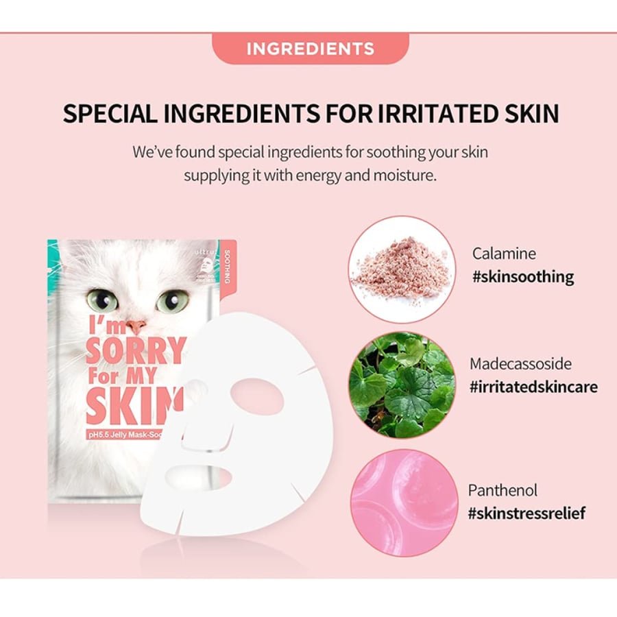 I'm Sorry For My Skin – Calming Sheet Mask – 33ml