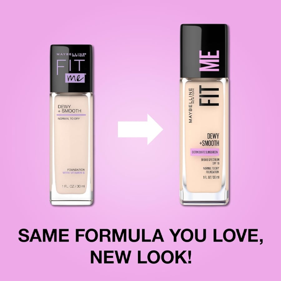 Maybelline Fit Me Dewy + Smooth Foundation SPF 18 – 30 ml