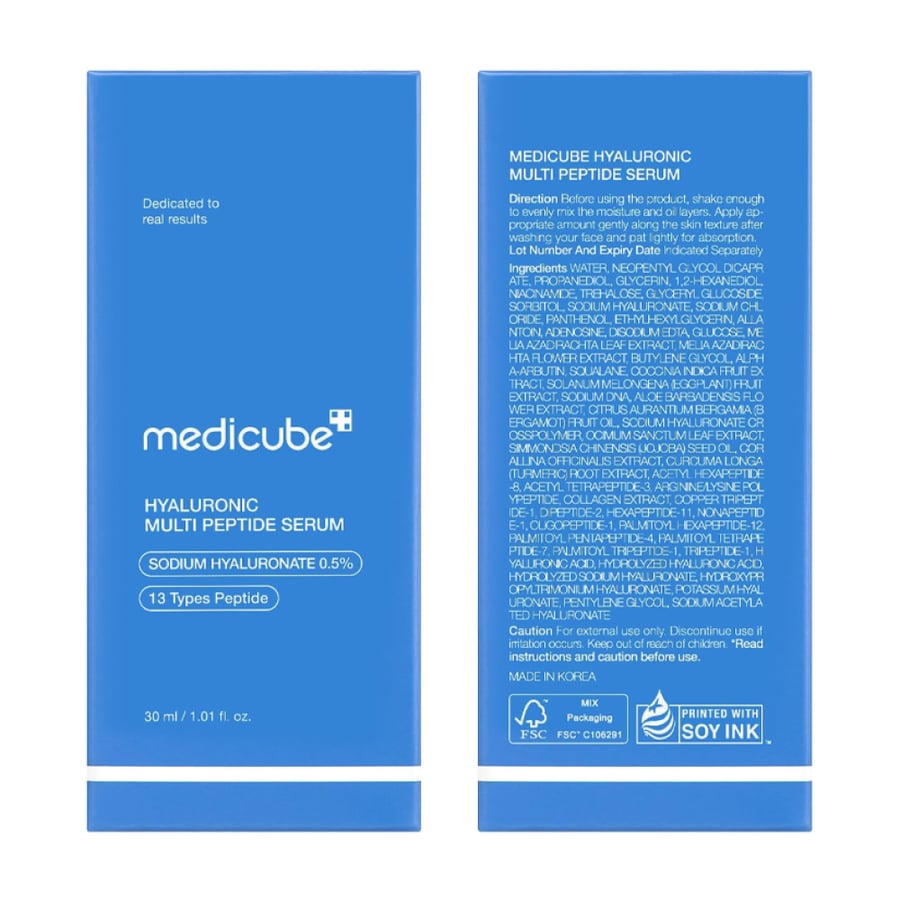 Medicube Hyaluronic Acid + Multi Peptides Serum - 30ml