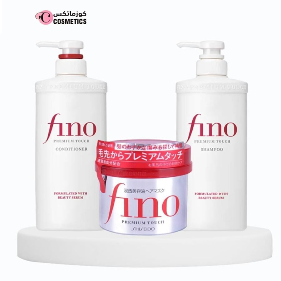 Shiseido Fino Hair Care Set Shampoo + Mask + Conditioner