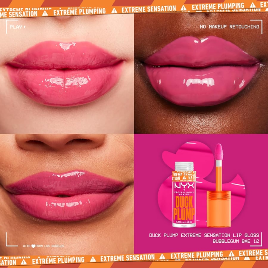 NYX Dark Plump Lip Gloss – Bubbly Gum Bye 12 – 7ml
