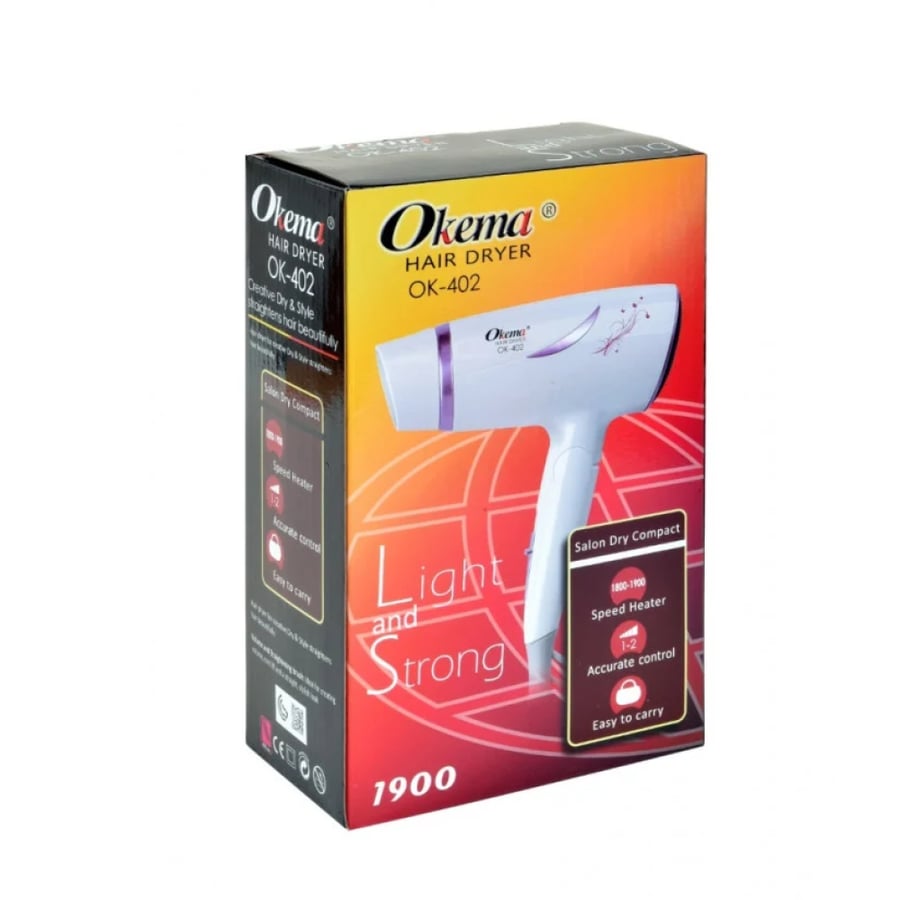Okema OK‑402 Hair Dryer – 710g