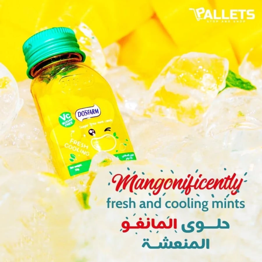Dosfarm Sugar-Free Mango Vitamin C Candy – 22 g