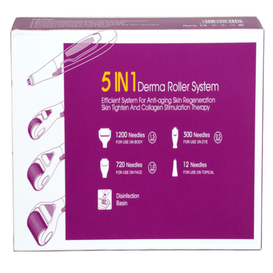 DRS Derma Roller System 5-in-1 for Hair & Skin Care