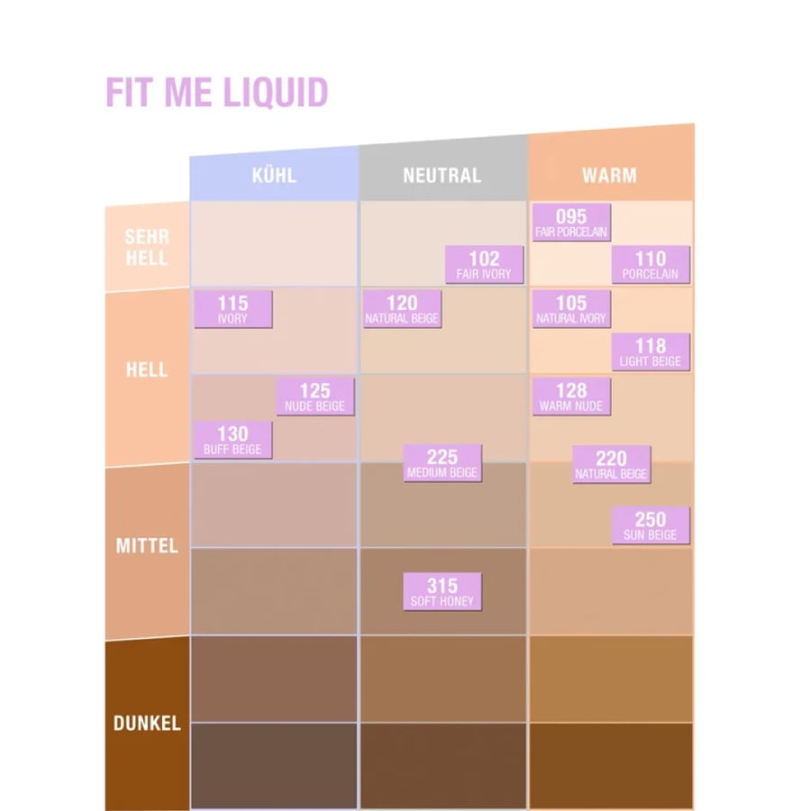 Maybelline Fit Me Dewy + Smooth Foundation SPF 18 – 30 ml