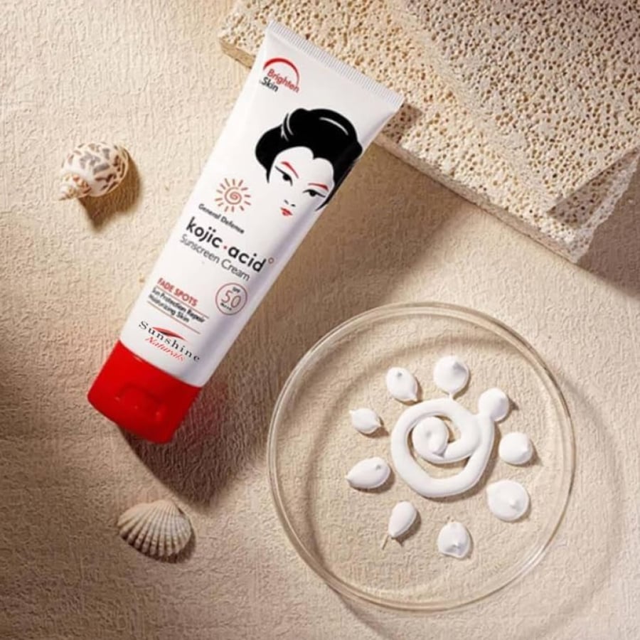 Kojic Acid Sunscreen Cream SPF 50 from Sunshine – 80 g