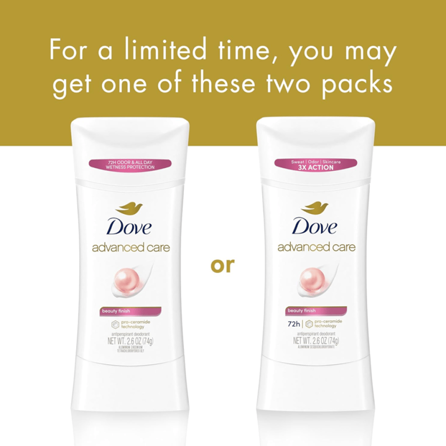 Dove Advanced Care Beauty Finish Antiperspirant Stick – 74g
