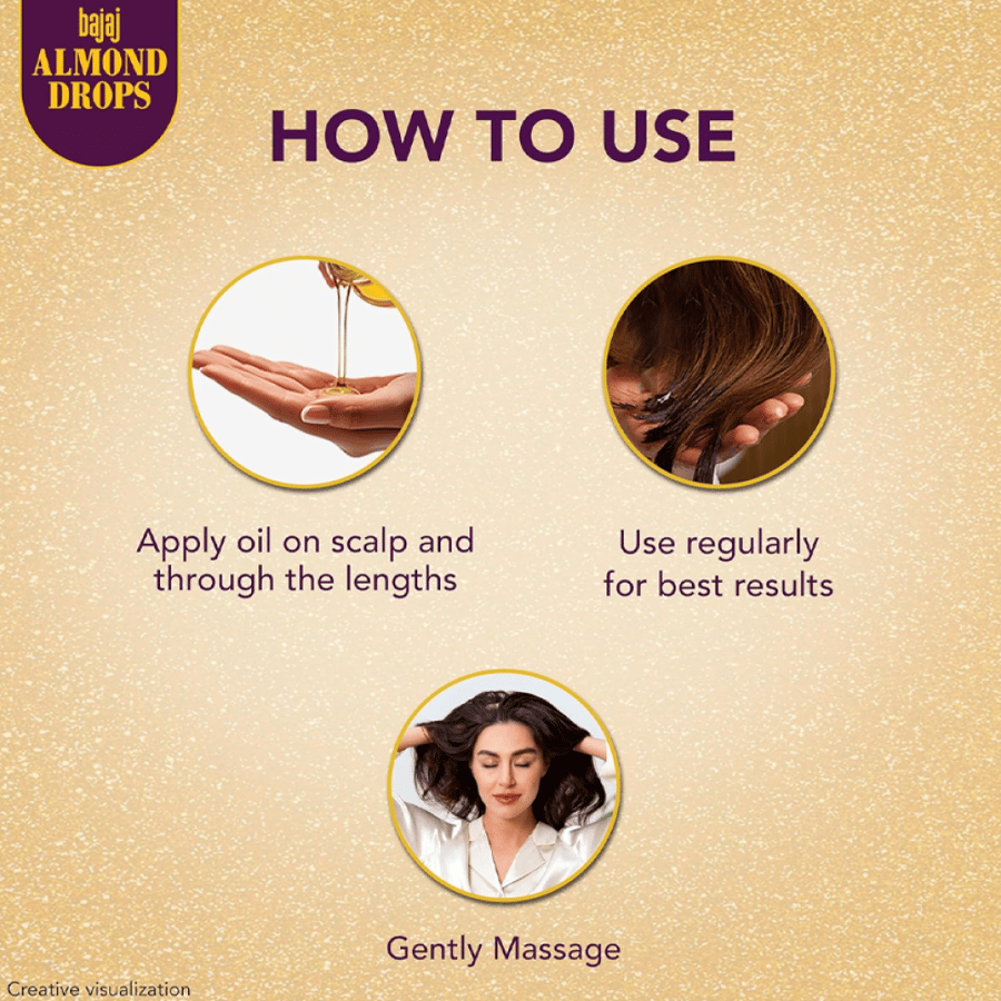 Bajaj Almond Hair Drops Non-Greasy – 200 ml
