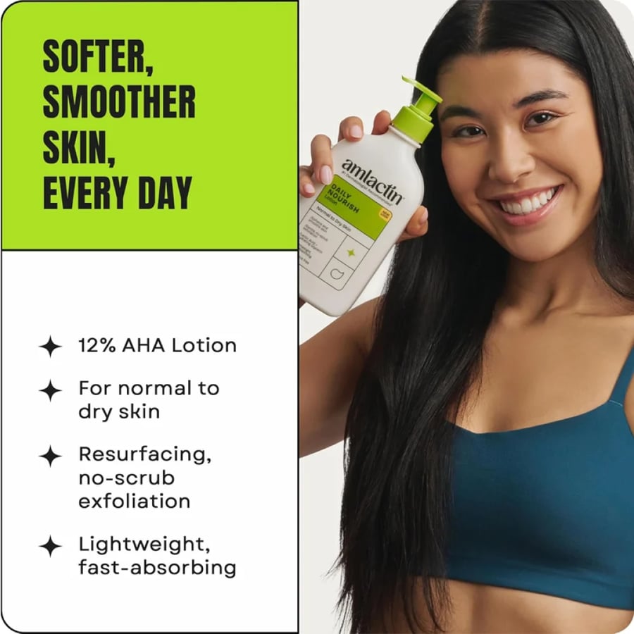 AmLactin Daily Moisturizing Lotion 12% Lactic Acid 225g