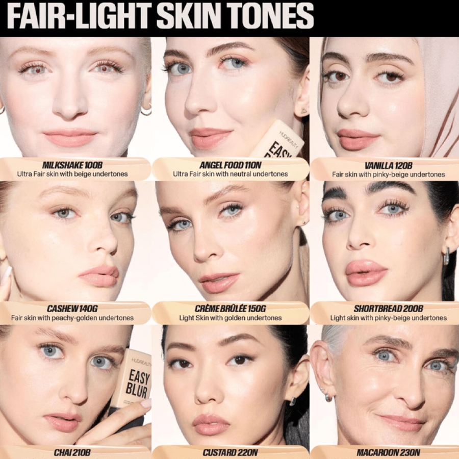 Huda Beauty Easy Blur Foundation Custard 220N - 30ml