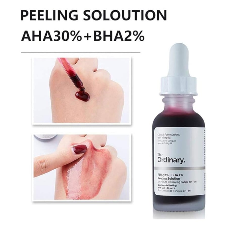 The Ordinary AHA 30% + BHA 2% Peeling Solution for Skin Renewal – 30ml