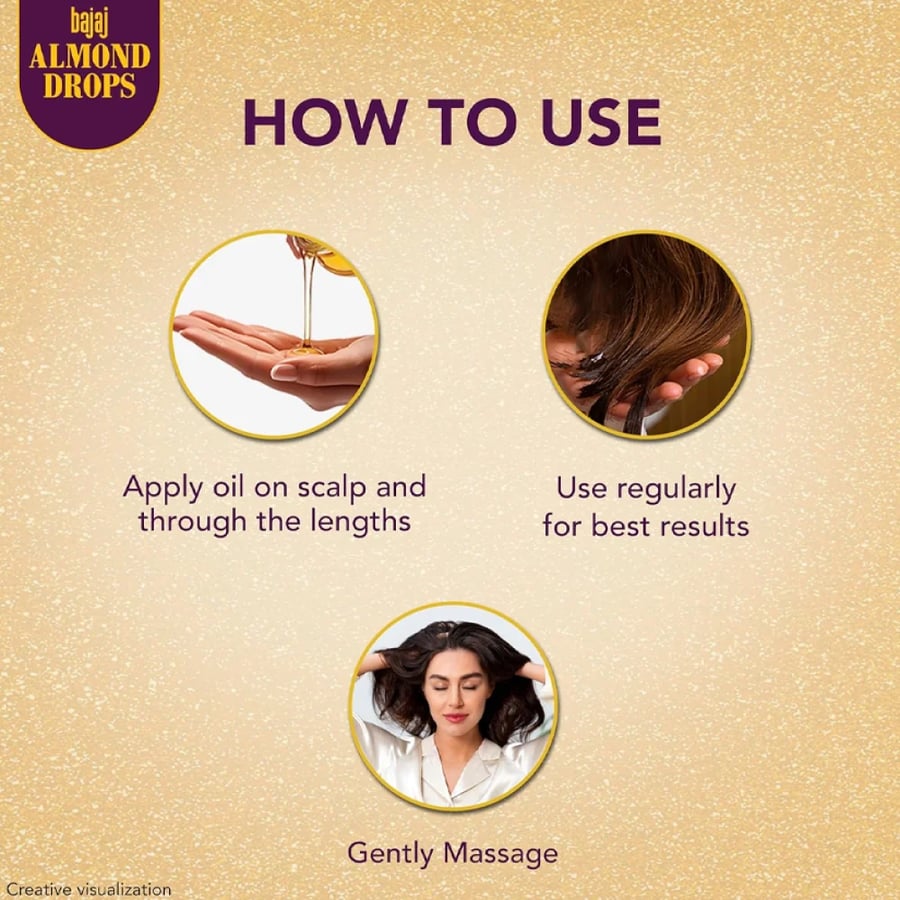Bajaj Almond Hair Drops Non-Greasy 100 ml