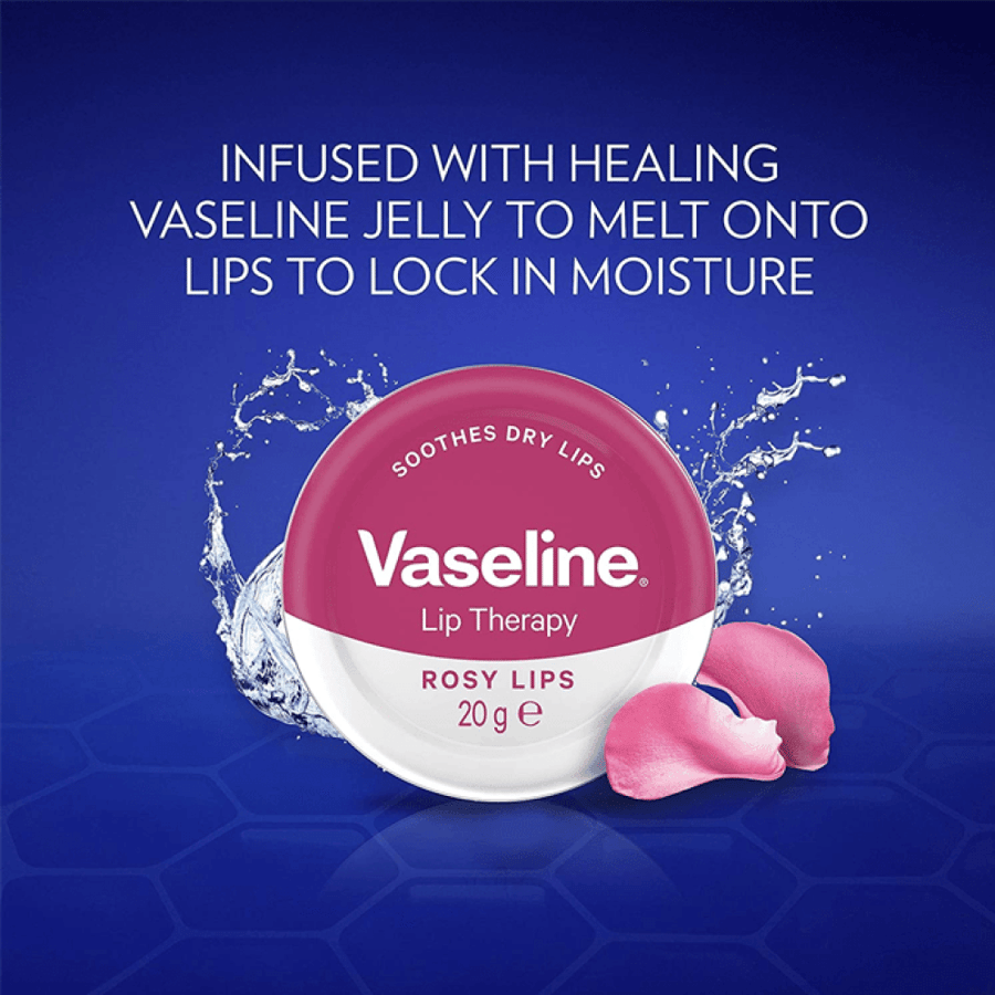 Vaseline Rosy Lip Therapy – Daily Lip Moisturizer with Tint – 20g