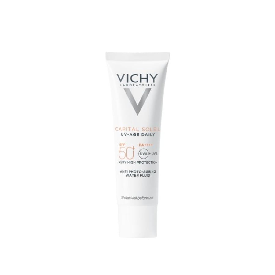 فيتشي كابيتال سولاي UV-Age Daily SPF 50+ – واقي شمس بحماية واسعة 15 مل