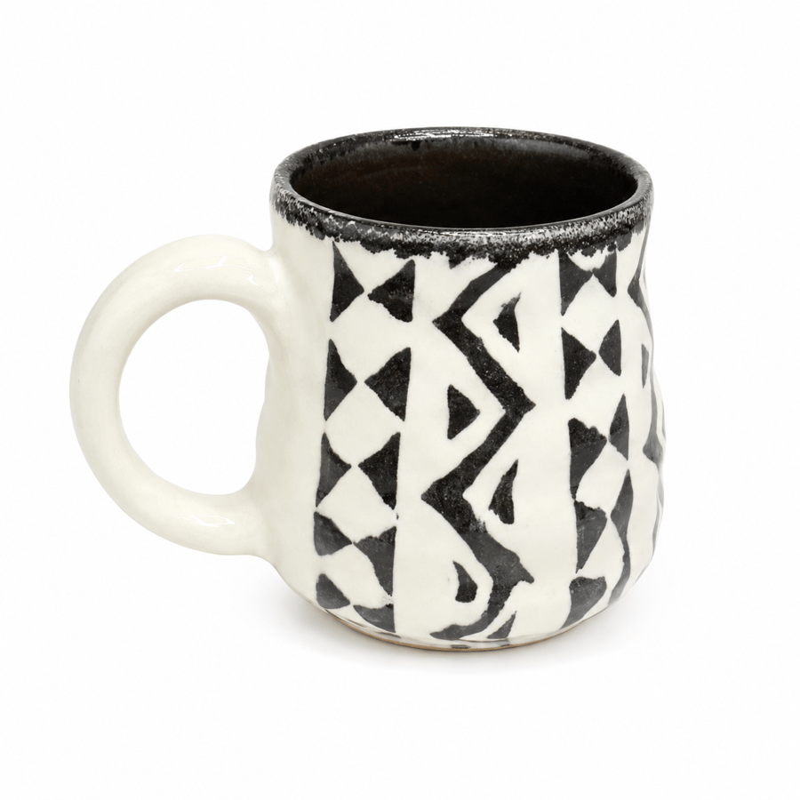 A cup with Sadu embroidery