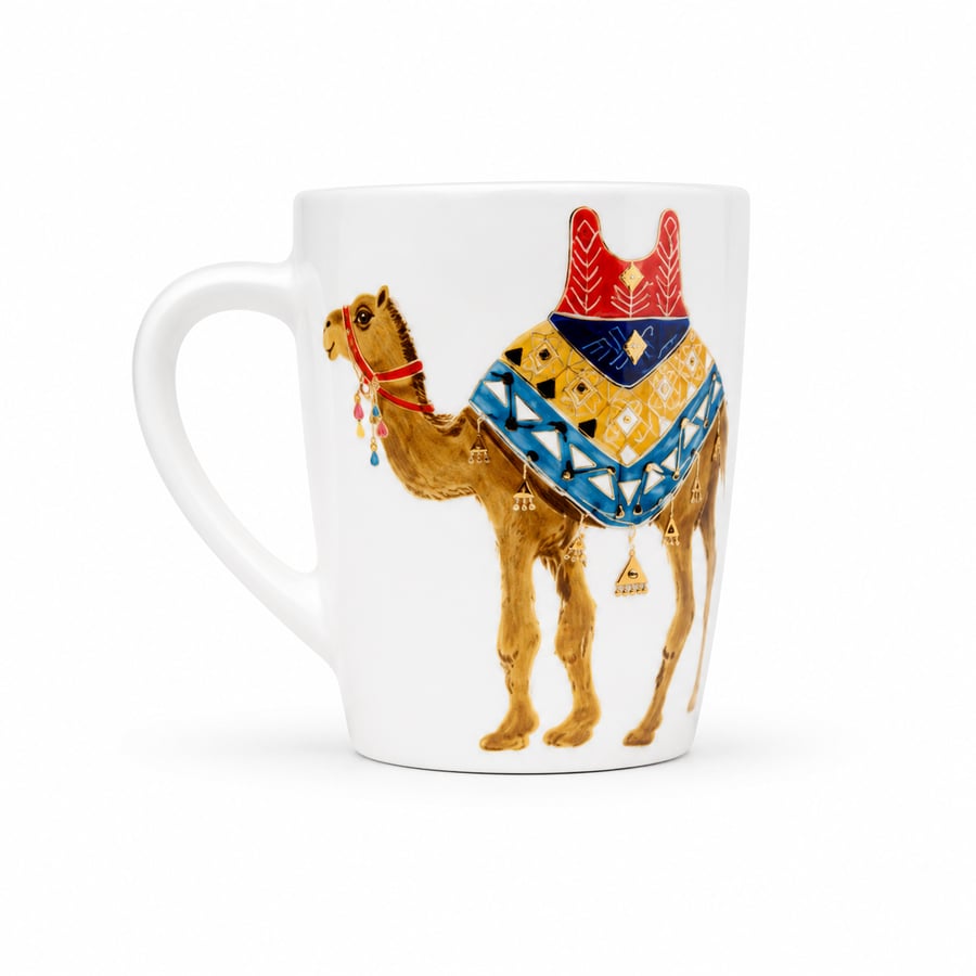 Hand-painted drawing cup