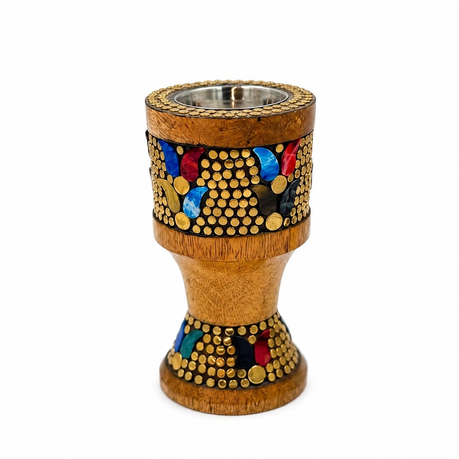 Colored incense burner