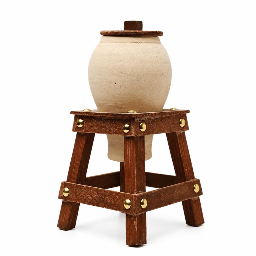 Handmade clay pot masterpiece