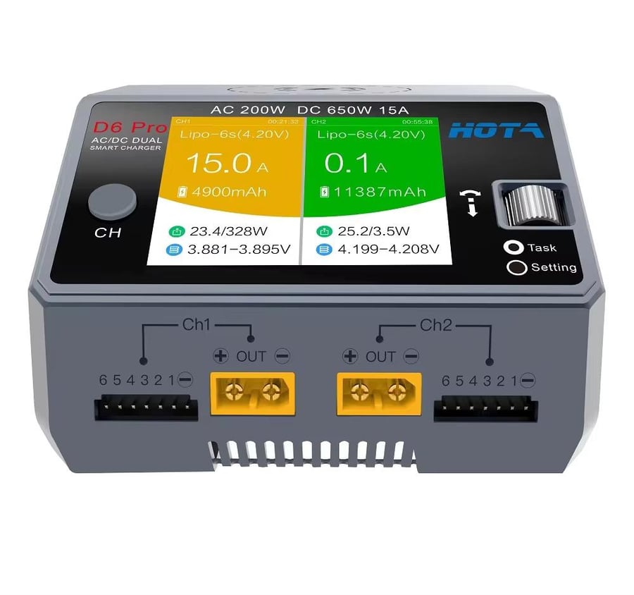 D6 PRO Battery charger شاحن بطارية