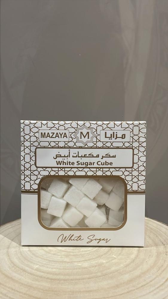 سكر مكعبات أبيض