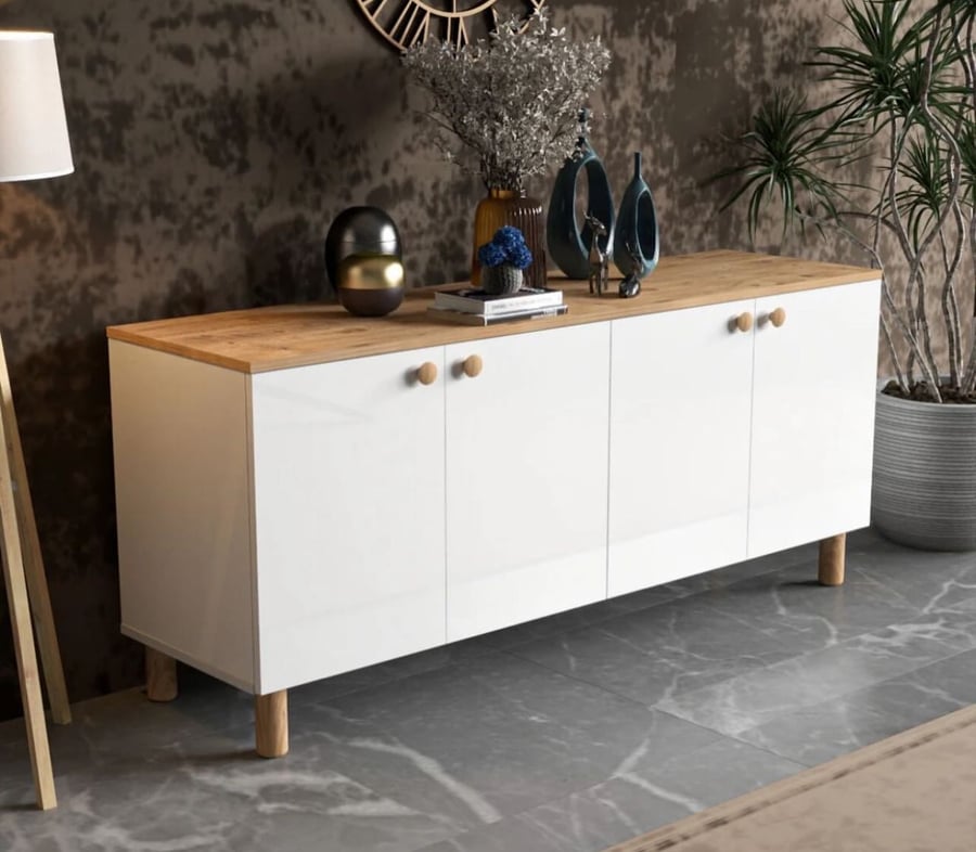 Luxurious wooden buffet