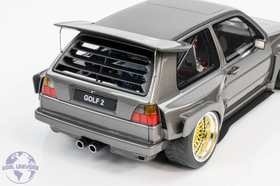 1:18 OTTO mobile OT476 VW Golf II 2 GTI by Kyzyl Saleem Ascot grey metallic 2021