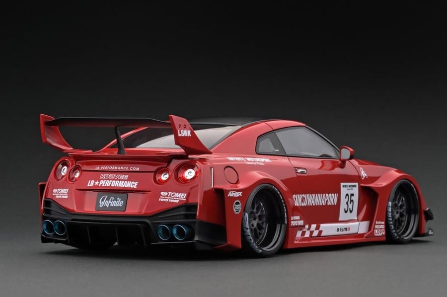 1/18 Ignition Model IG2444 LB-Silhouette WORKS GT Nissan 35GT-RR Red